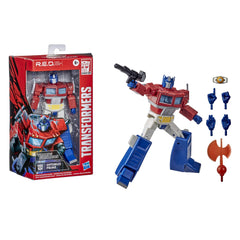 Transformers R.E.D. G1 Optimus Prime chest Matrix reveal for display and collection