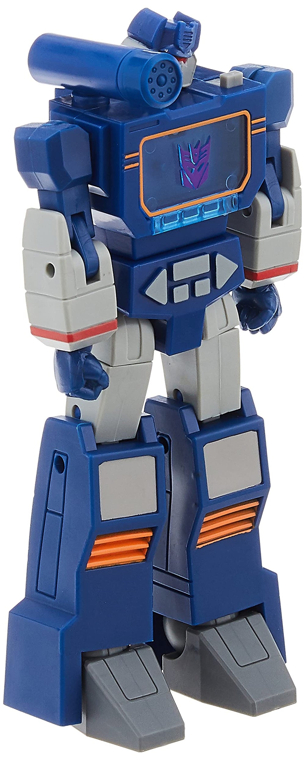 Soundwave R.E.D. face detail captures cartoon-accurate features for display photography.