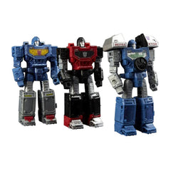Transformers Refraktor 3-pack figures front view for display and play