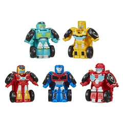 Transformers Rescue Bots Mini Bot Racers five-pack for imaginative rescue play
