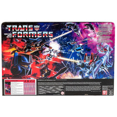 Retro packaging evokes classic Transformers collectibles while displaying on shelves