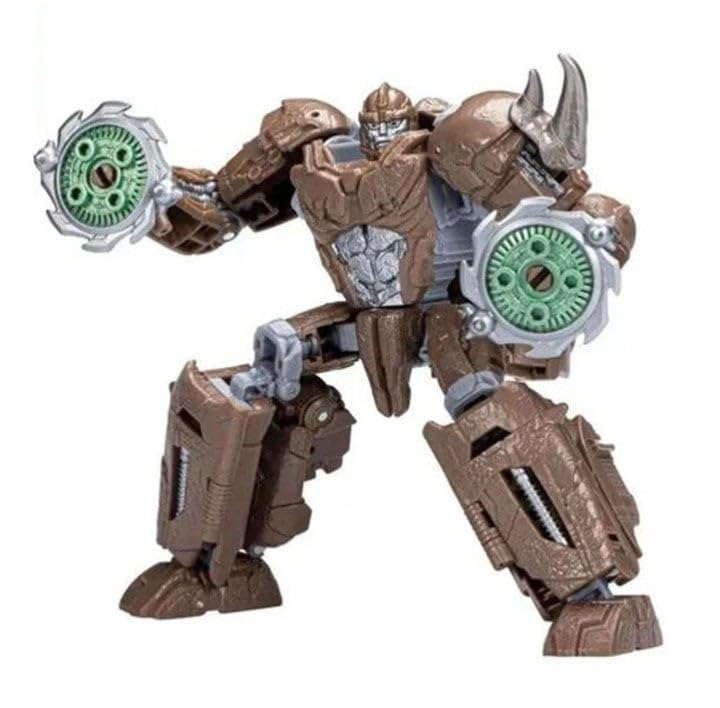 Transformers Rhinox Voyager articulation detail for poseable action