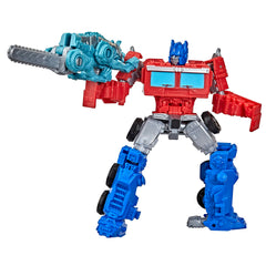 Transformers Rise of the Beasts Optimus Prime robot mode for action-packed play