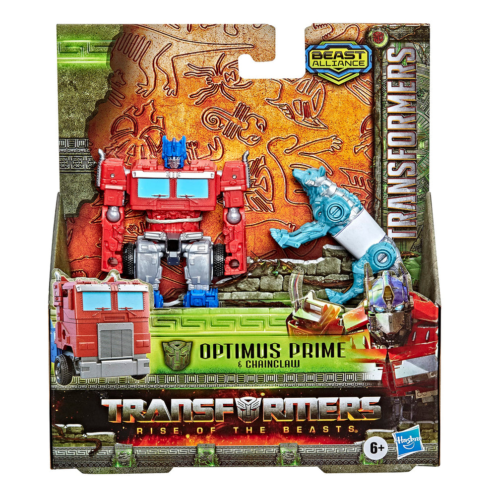 Transformers Rise of the Beasts Optimus Prime truck mode for sturdy vehicle play