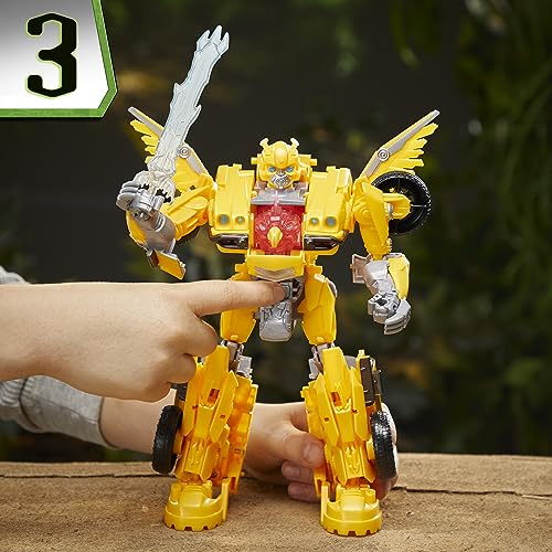 Transformers Beast-Mode Bumblebee battle-ready poseability for fans.
