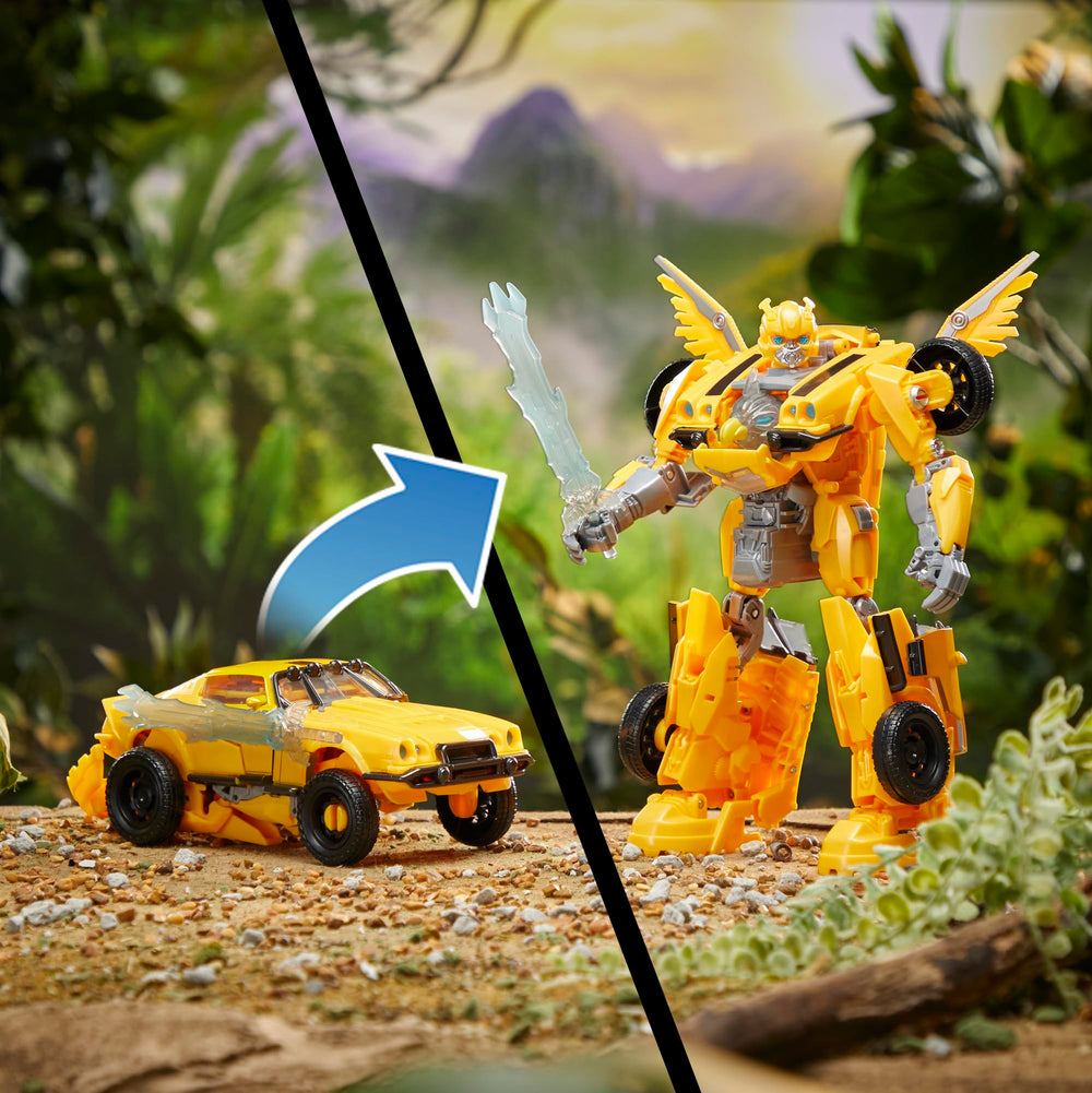 Transformers Beast-Mode Bumblebee hawk mode for soaring fantasy battles.