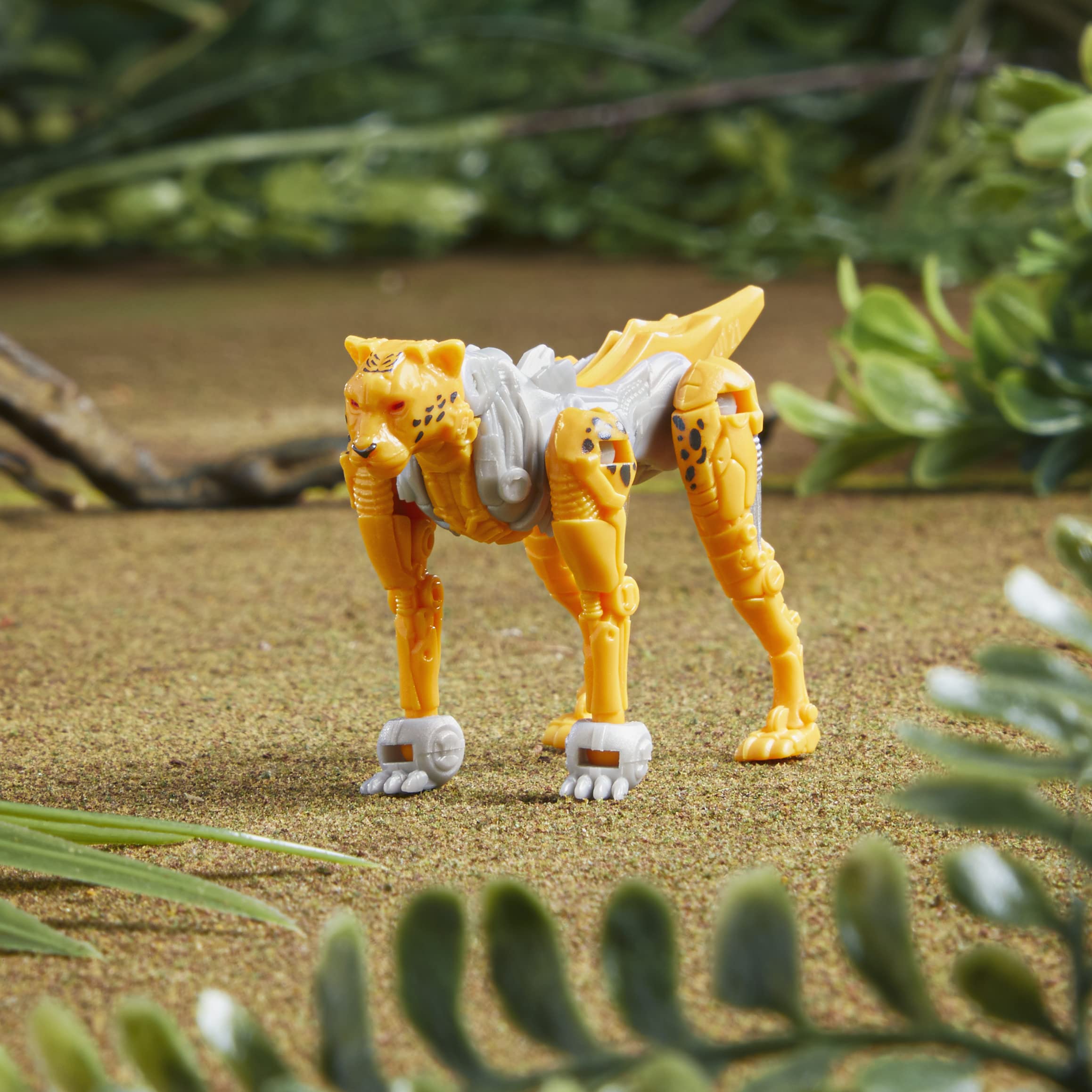 Transformers Rise of the Beasts Cheetor 3-inch figure ideal for portable play.