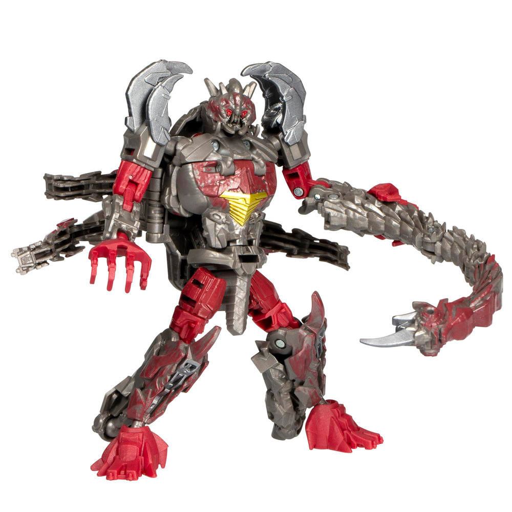 Transformers Rise of the Beasts Double Punch figure front view for dynamic poses.