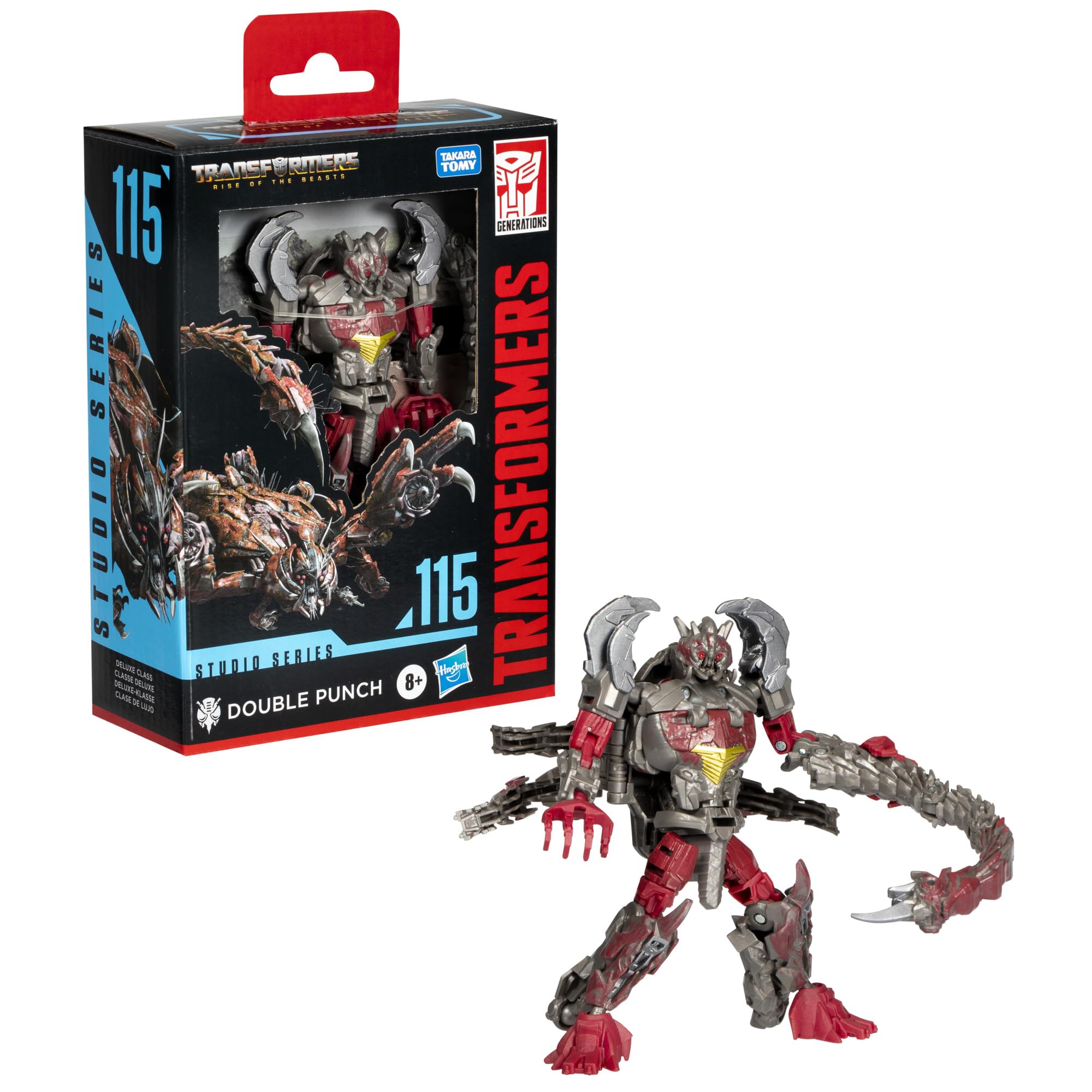 Transformers Rise of the Beasts Double Punch in scorpion mode for dramatic poses.