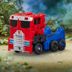 Transformers Optimus Prime Battle Changer figure stands ready for action