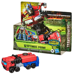 Transformers Rise of the Beasts Optimus Prime alt-mode truck for action-packed adventures.