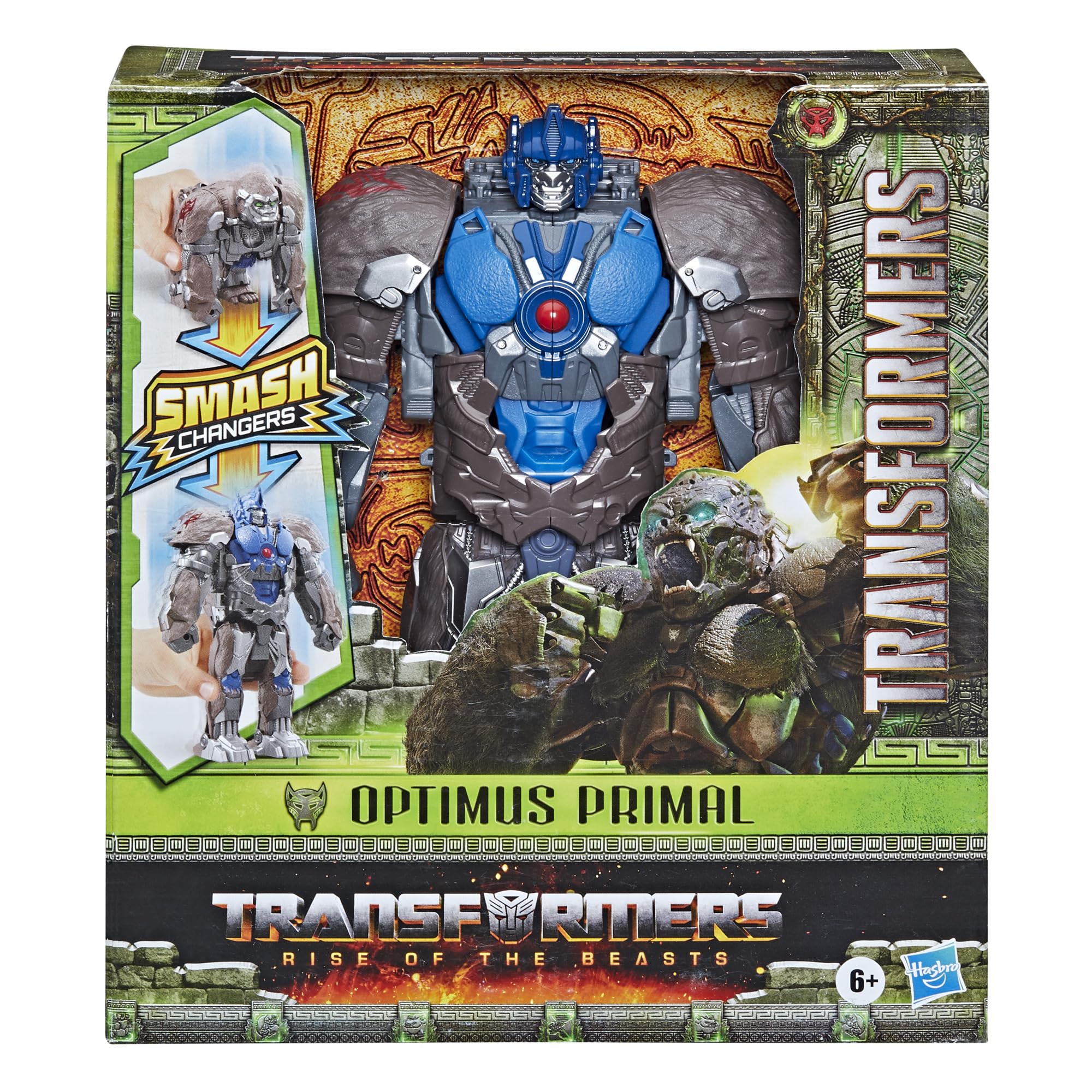 Optimus Primal alt mode with movie-inspired colors and details
