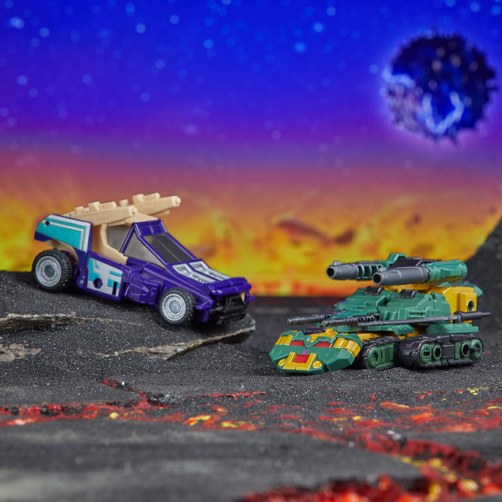 Transformers Rukus in robot mode ready for poseable play.