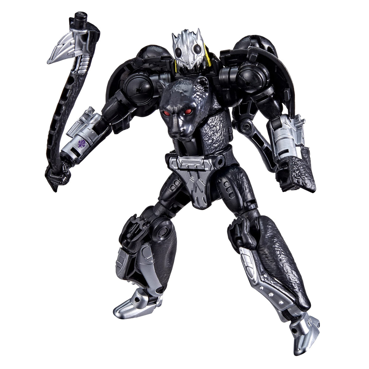 Transformers Shadow Panther in beast mode with detailed fur for display and play.