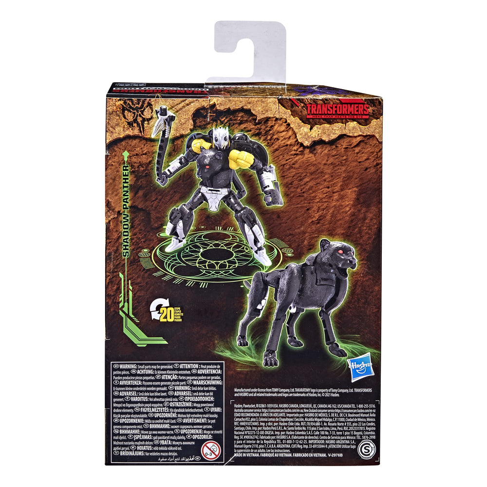 Shadow Panther 20-step conversion for immersive beast-to-robot play.