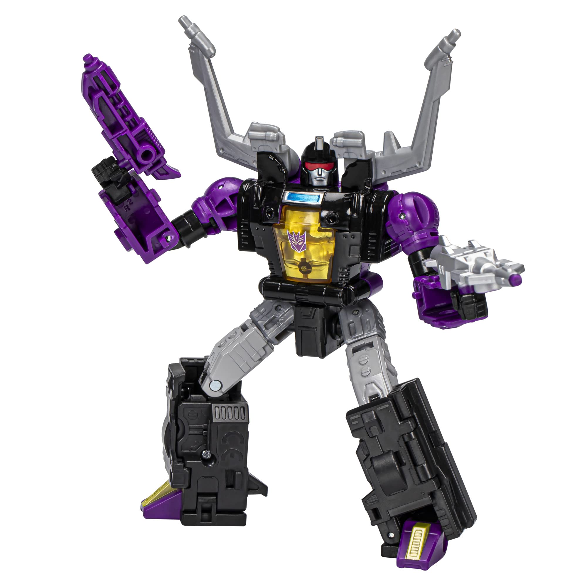 Transformers Shrapnel robot mode action figure with articulated joints