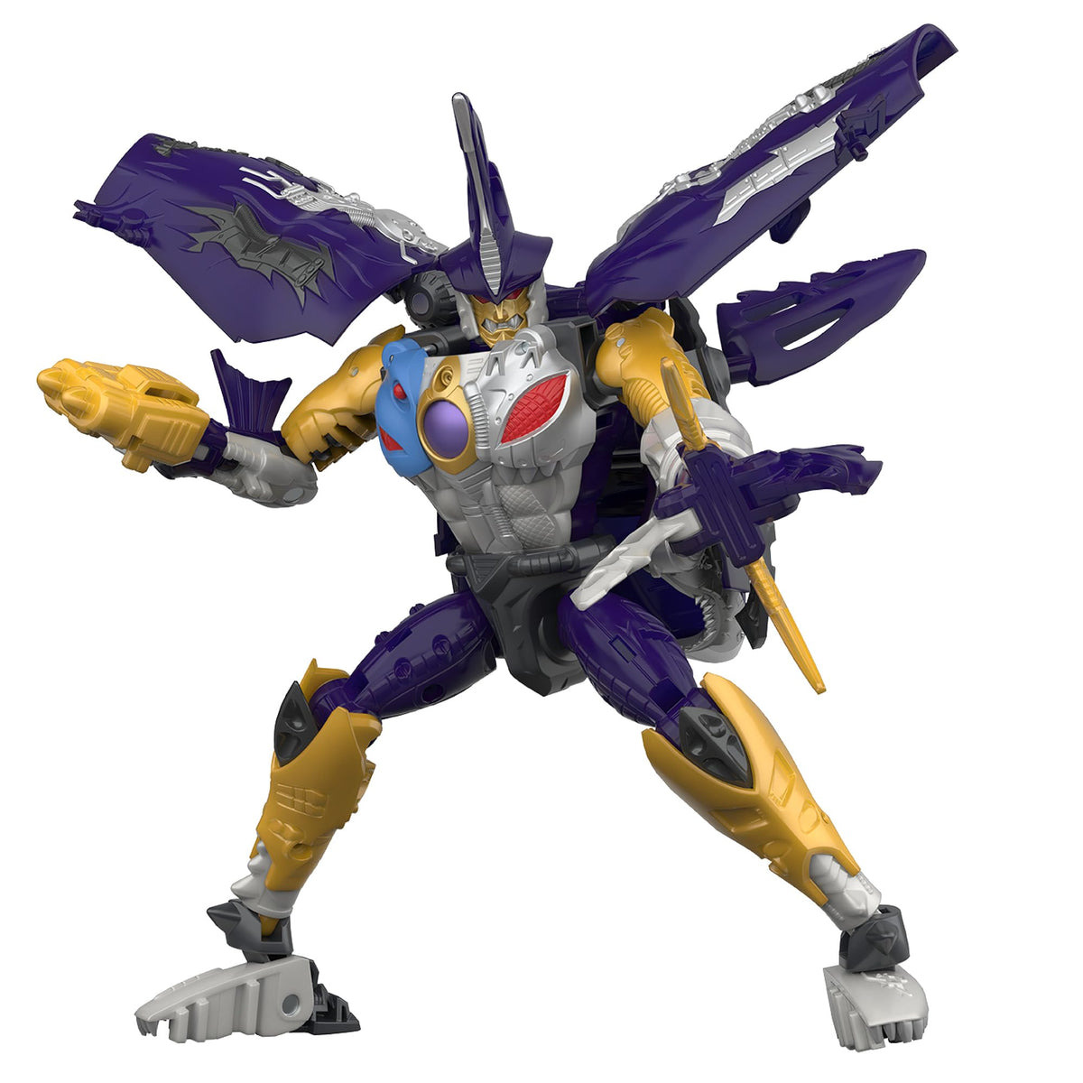 Sky-Byte Voyager figure in robot mode ready for action battles
