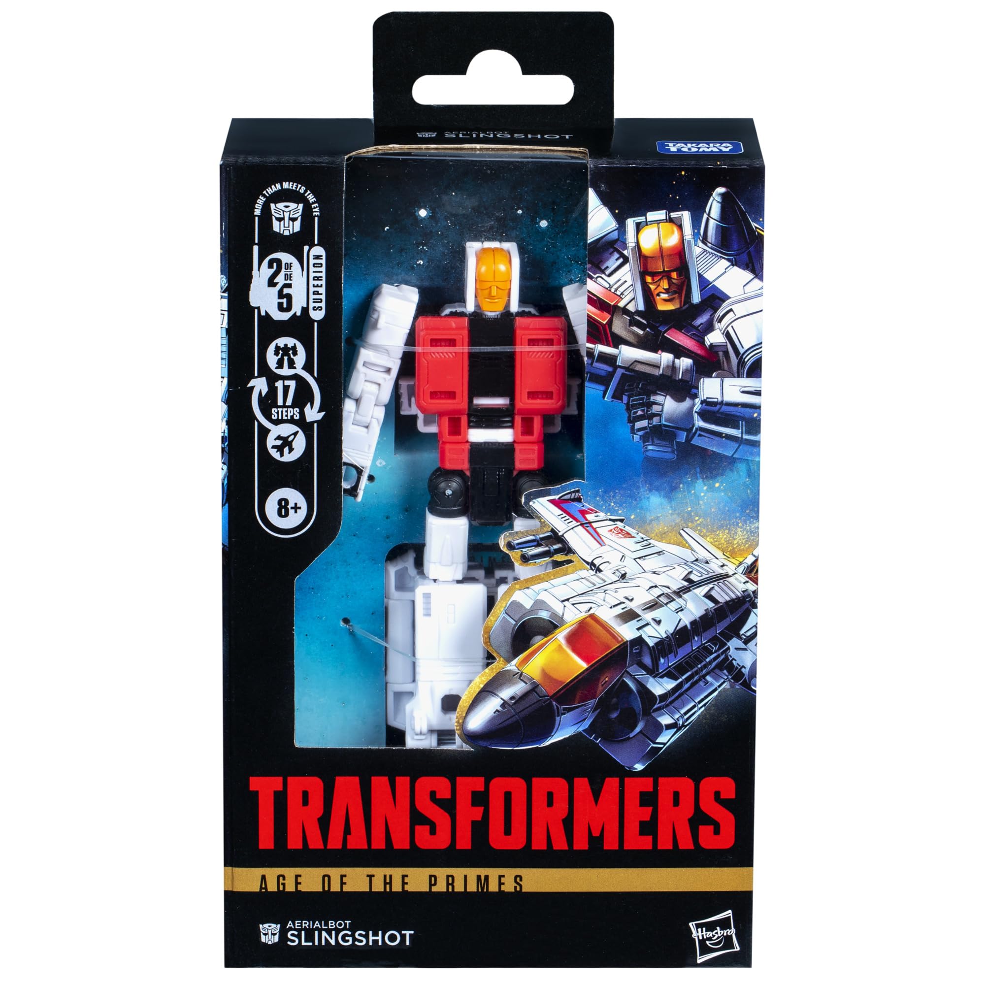 Transformers Slingshot 5.5-inch scale fits on shelves and play sets
