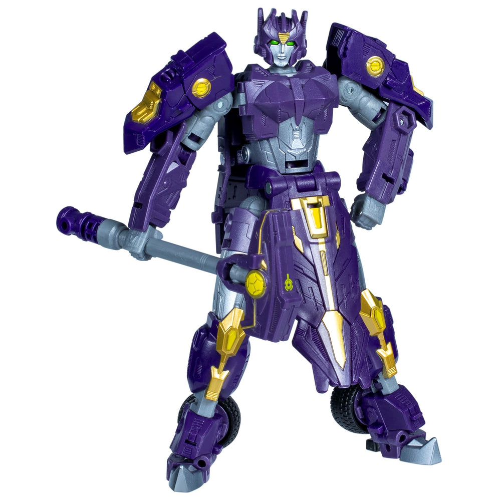 Transformers Solus Prime articulated figure enabling dynamic poses and storytelling.