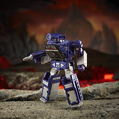 Transformers Soundwave with shoulder cannon for enhanced battle-ready look.