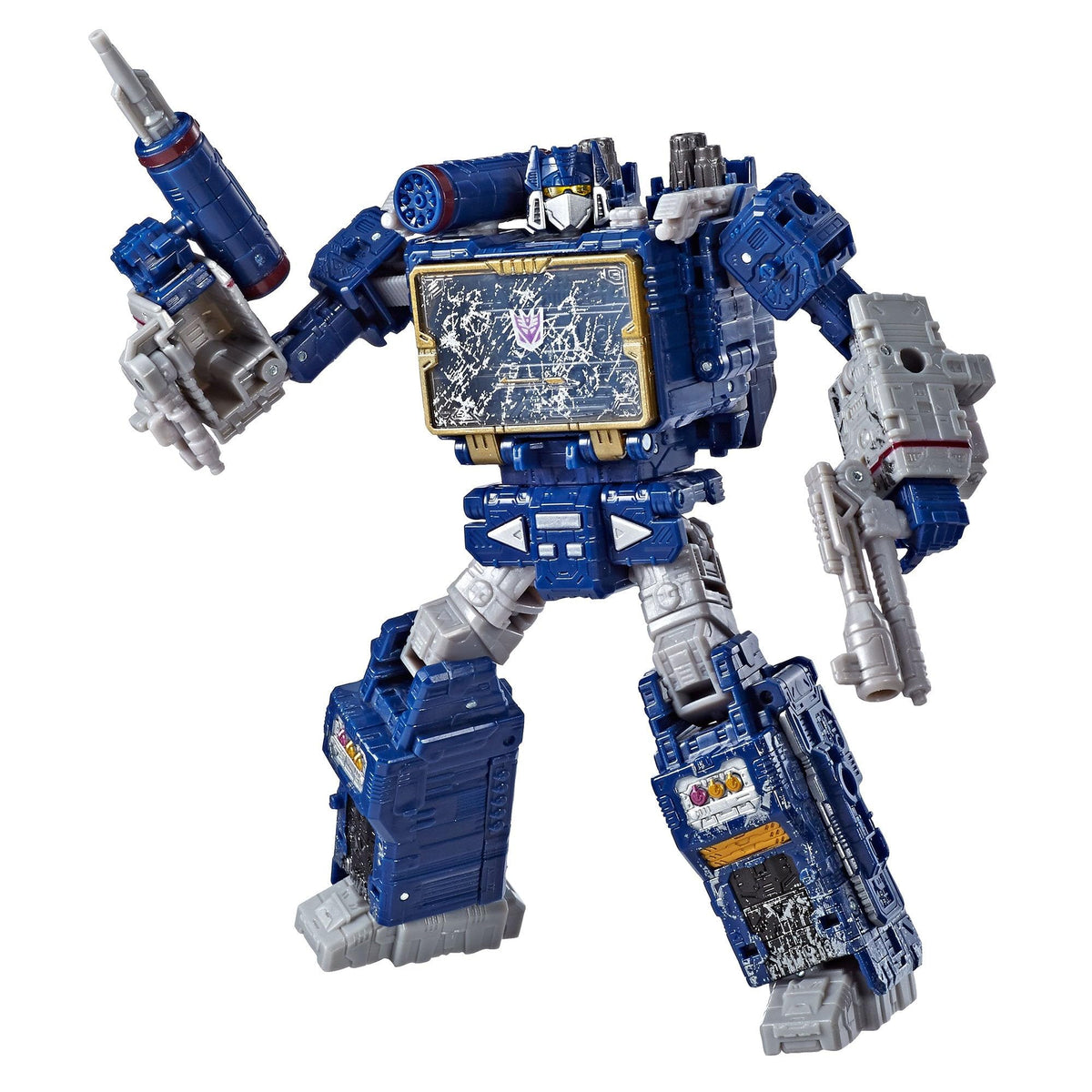Transformers Soundwave Wfc-S25 robot mode for customizable battle play.