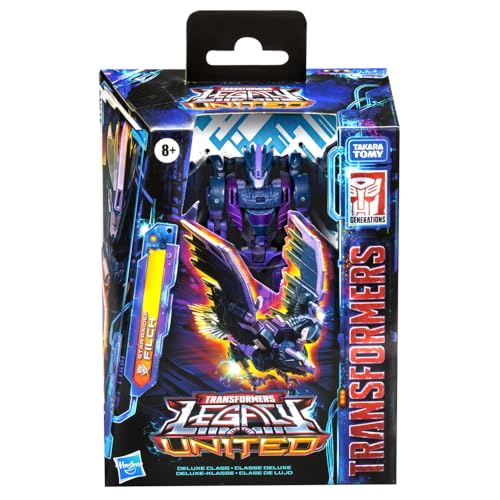Transformers Star Raider Filch detailed purple and blue paint enhances collectible detail.