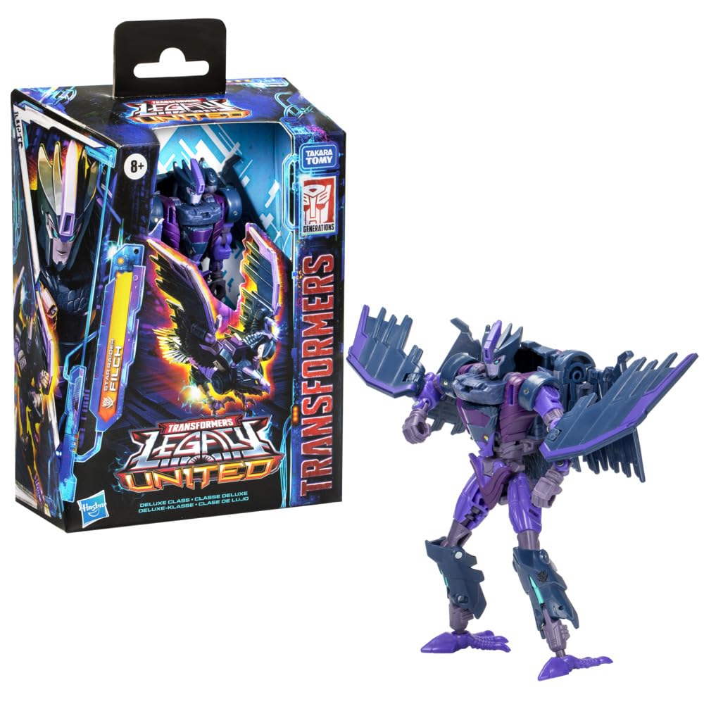 Transformers Star Raider Filch robot mode with 21-step poseability for dynamic display.