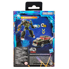Articulated arms and legs of Transformers Star Raider Lockdown for action poses.
