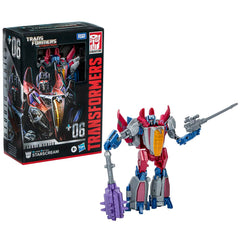 Transformers Starscream robot mode with detailed sculpt for display and collection