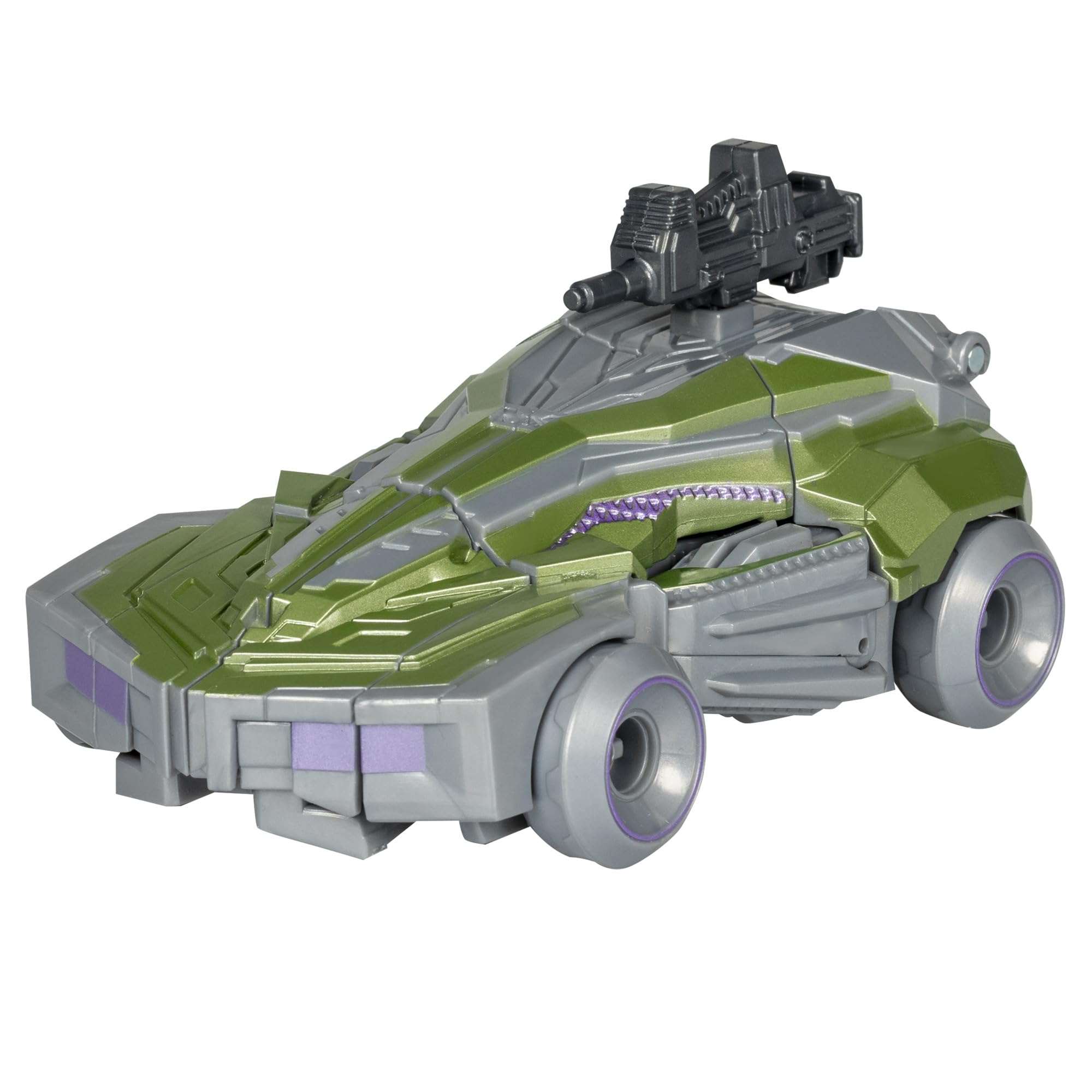 Transformers Studio Series Gamer Edition Decepticon Soldier in Cybertronian car mode.
