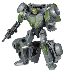 Transformers Studio Series Gamer Edition Decepticon Soldier in robot mode with detailed deco.