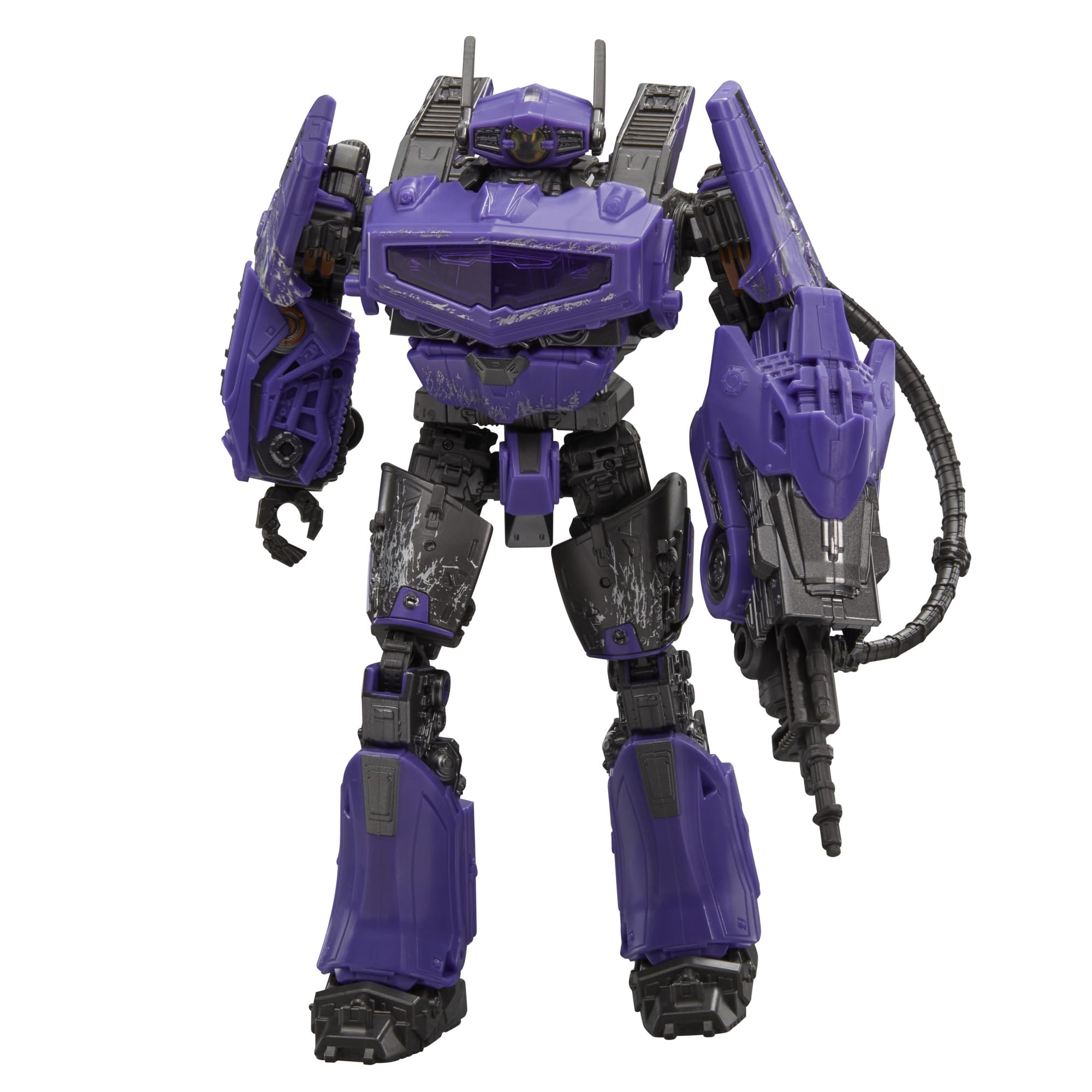 Transformers Studio Series 110 Shockwave converts in 22 steps between modes