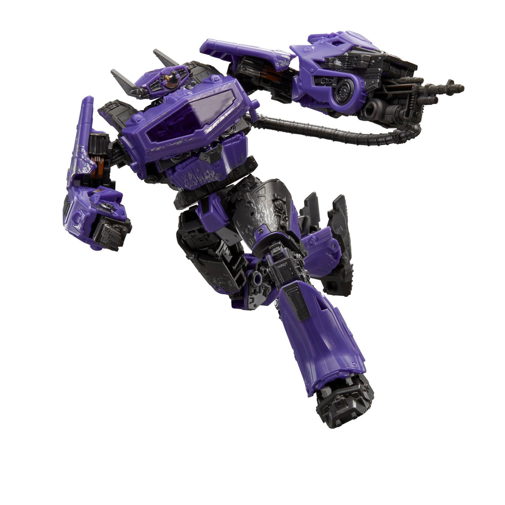 Transformers Studio Series 110 Shockwave movie-inspired deco for authentic look