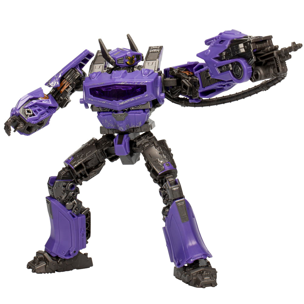 Transformers Studio Series 110 Shockwave in robot mode for dynamic poses