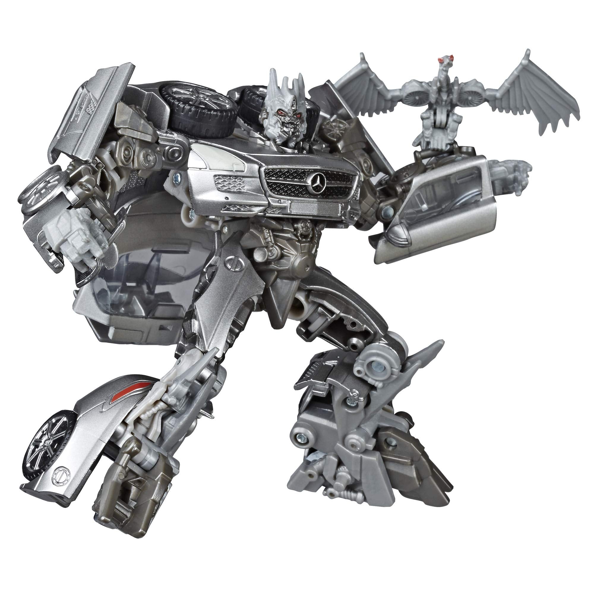 Soundwave in car mode at 4.5 inch scale for compact shelf display