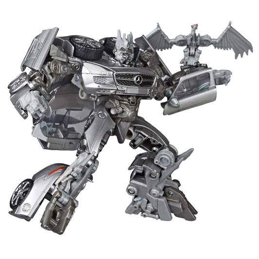 Soundwave in car mode at 4.5 inch scale for compact shelf display