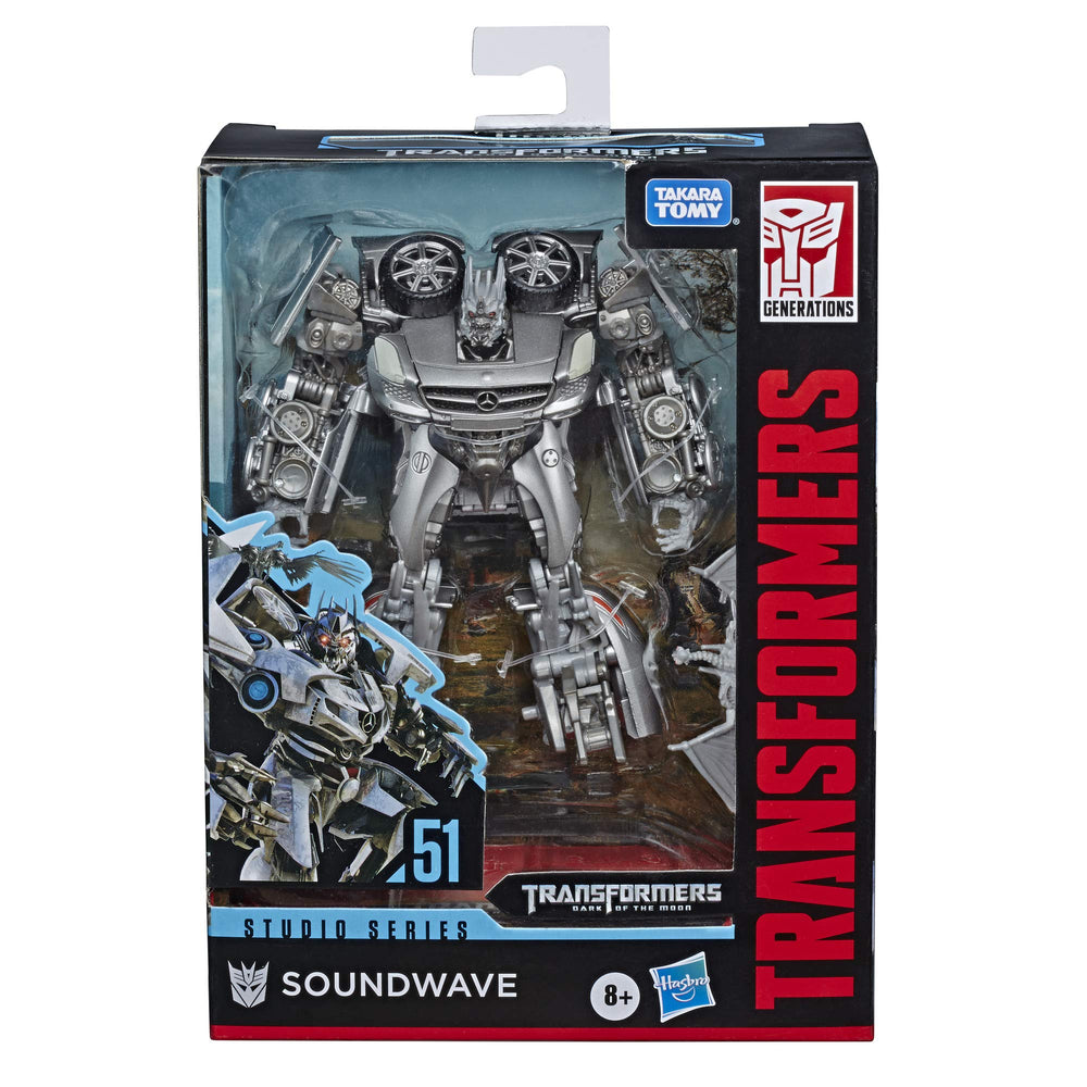Transformers Soundwave Studio Series 51 robot mode with high articulation for posing