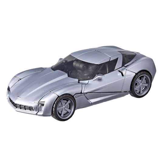 Transformers Studio Series 78 Deluxe Sideswipe in vehicle mode as a Chevrolet Corvette Stingray.