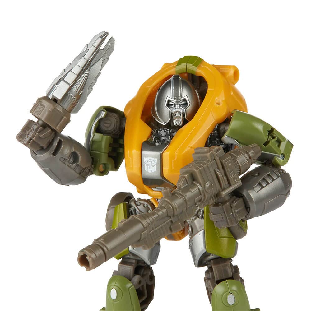 Transformers Studio Series 80 Brawn blaster accessory for authentic combat scenes