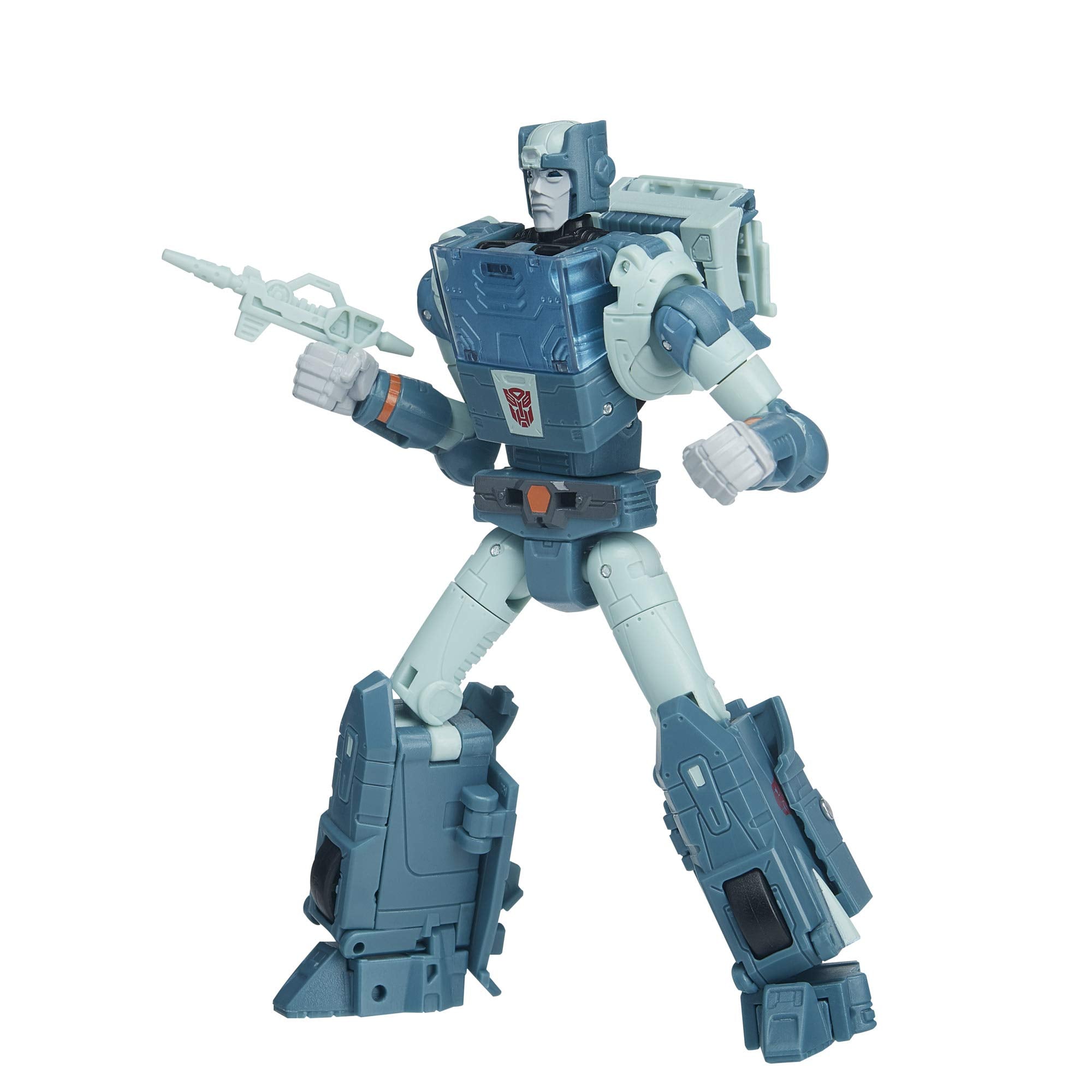 Transformers Studio Series Kup figure in robot-to-truck 21-step conversion pose for display.