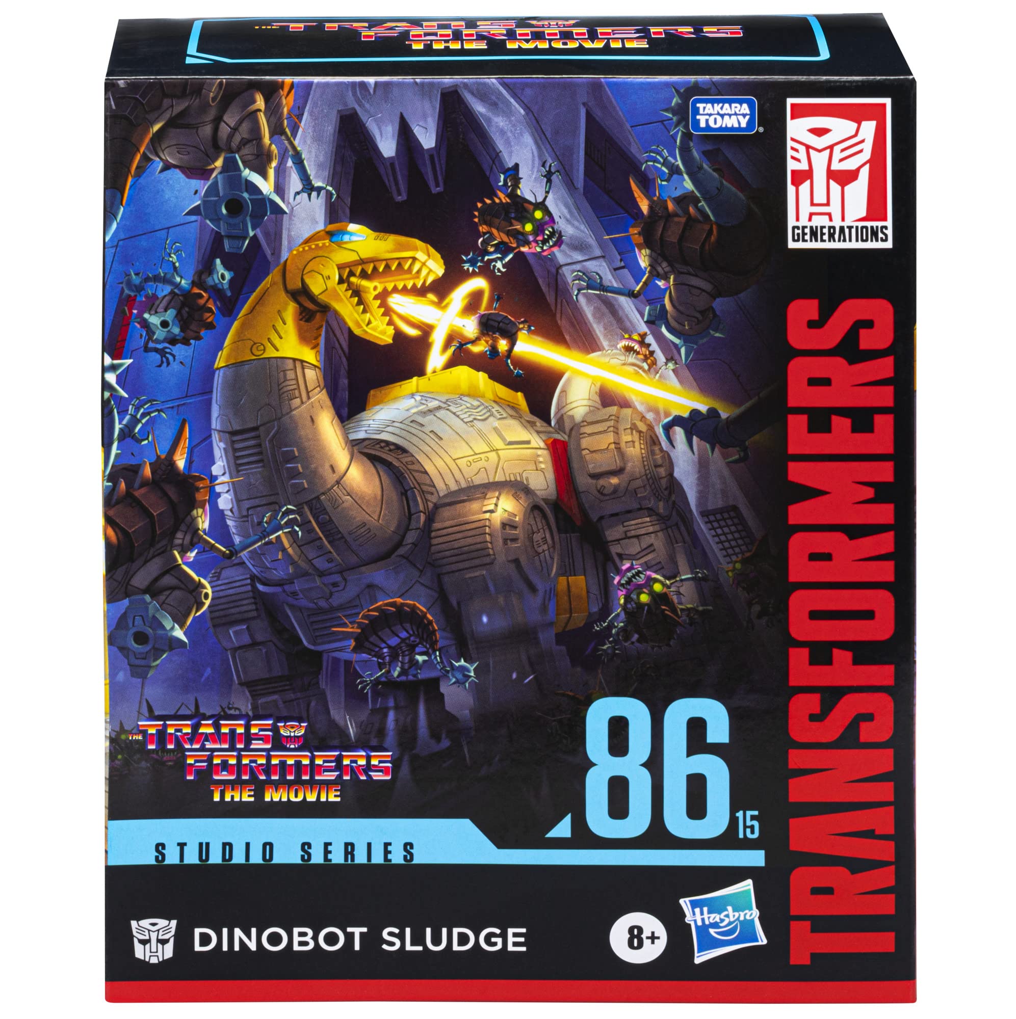 Transformers Studio Series 86-15 Dinobot Sludge blaster accessory included for combat poses