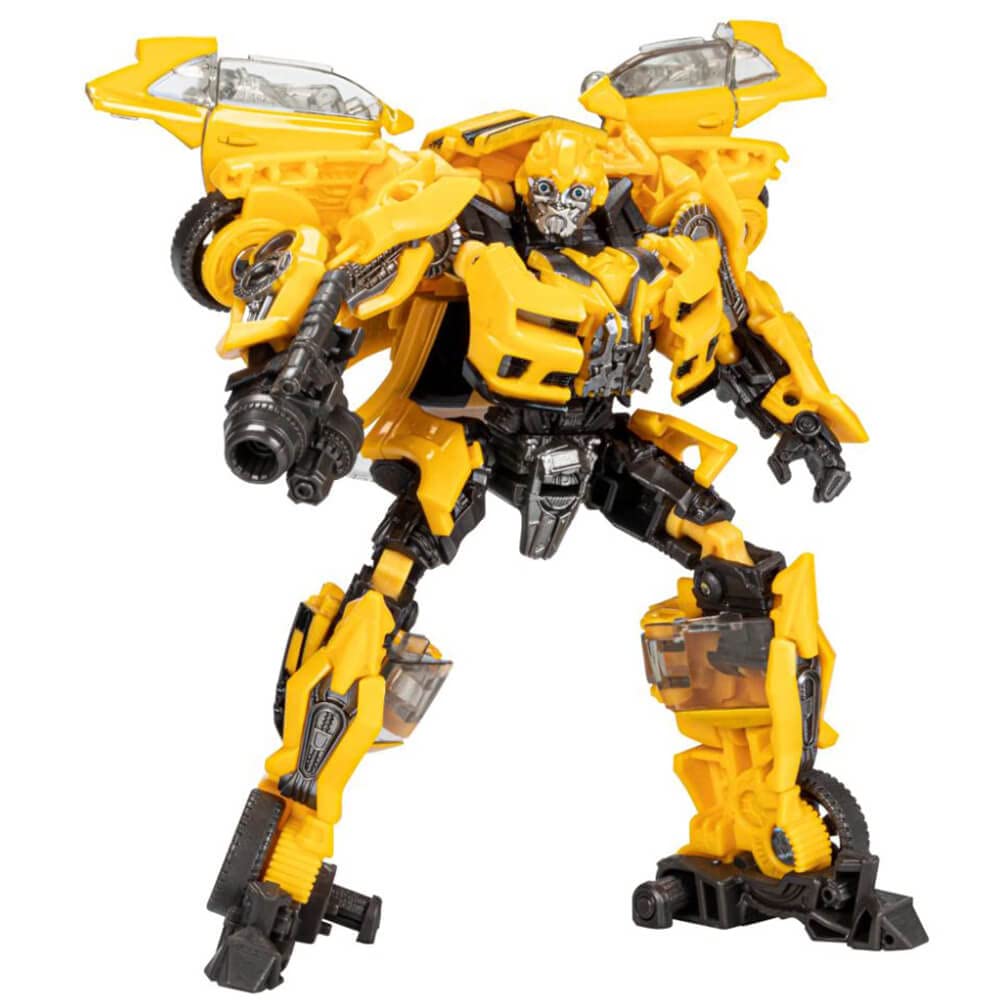 Transformers Studio Series 87 Bumblebee figure in robot mode for display and posing.