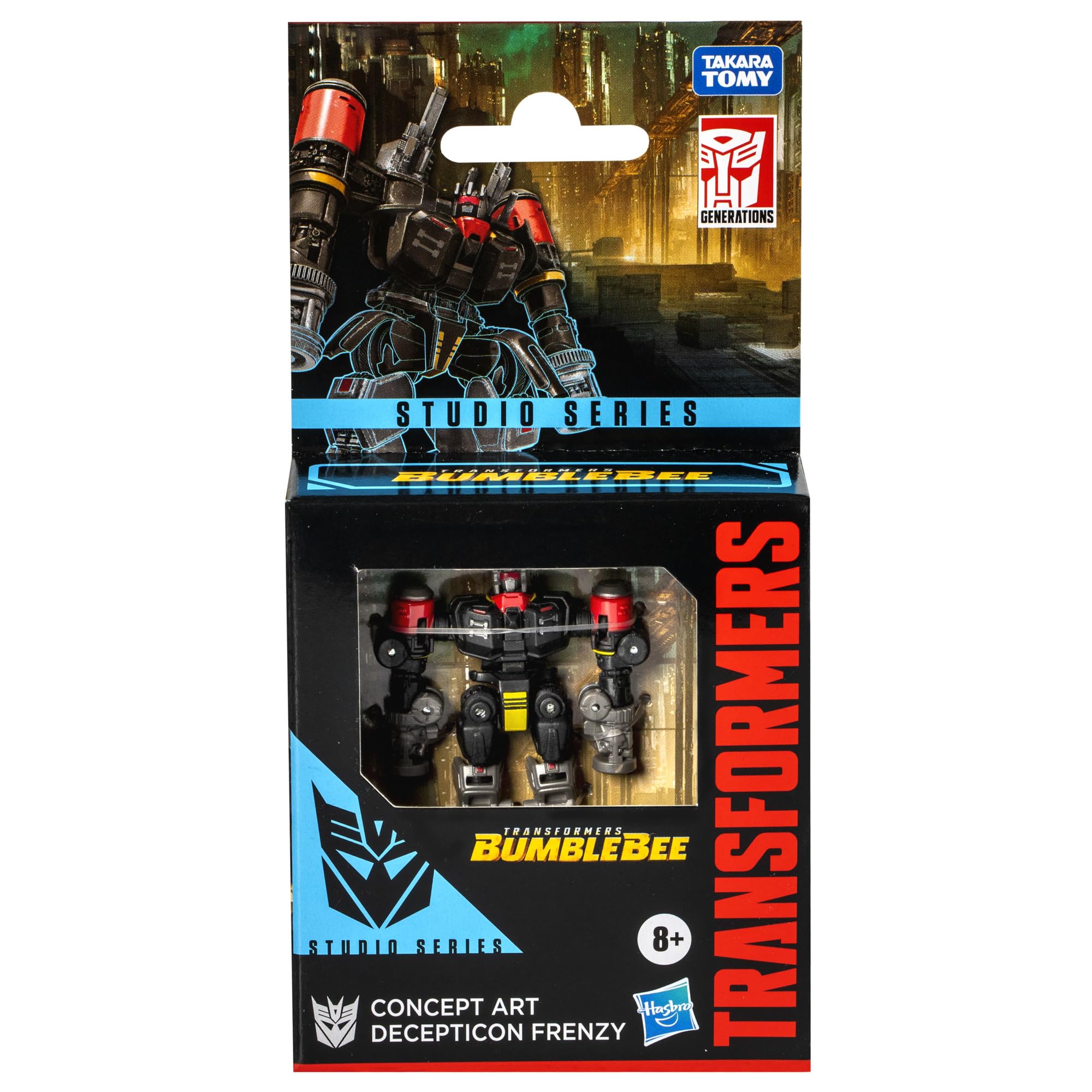Transformers Studio Series Core Class Concept Art Frenzy blaster accessories enhance battle ready posing