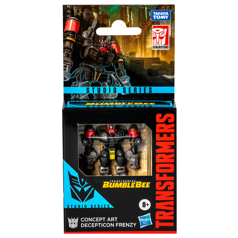 Transformers Studio Series Core Class Concept Art Frenzy blaster accessories enhance battle ready posing