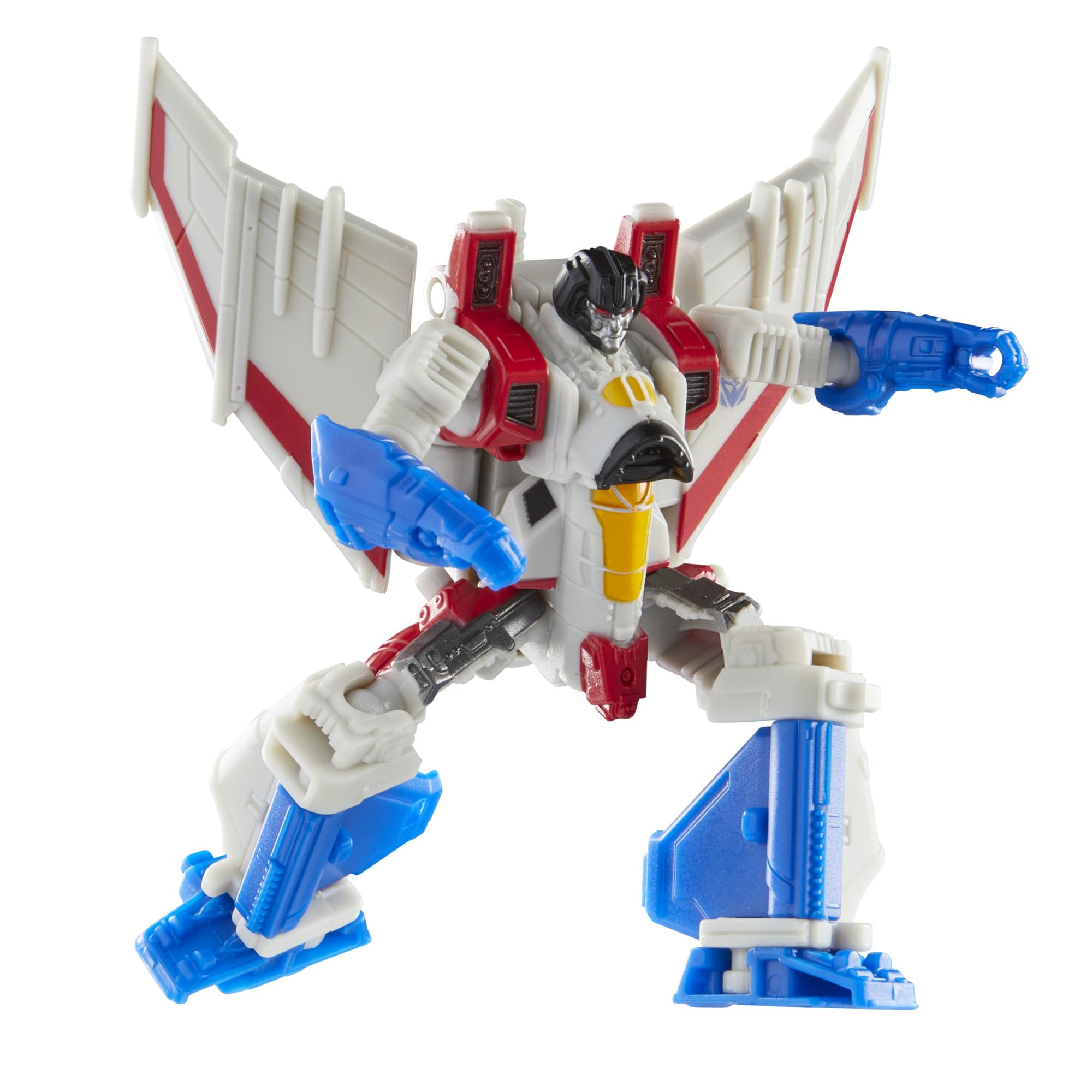 Transformers Starscream Studio Series in robot mode, highly articulated for posing.