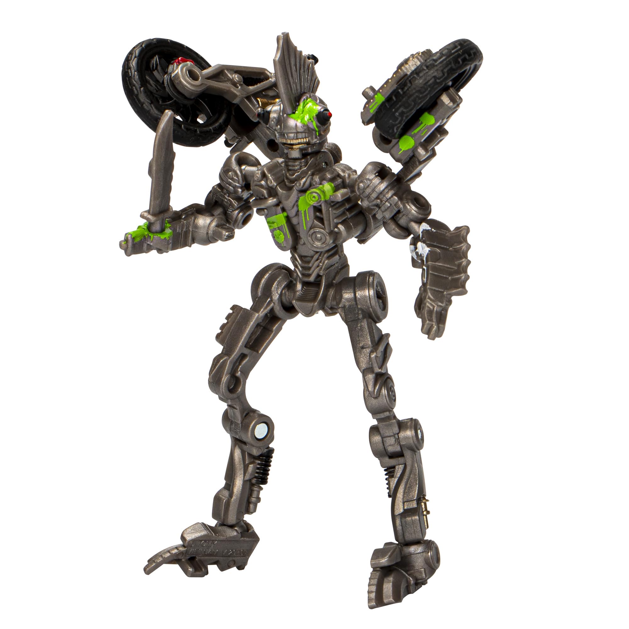Transformers Studio Series Core Mohawk robot mode with highly articulated joints for dynamic poses