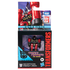Transformers Frenzy red accessories attachable for enhanced action play.