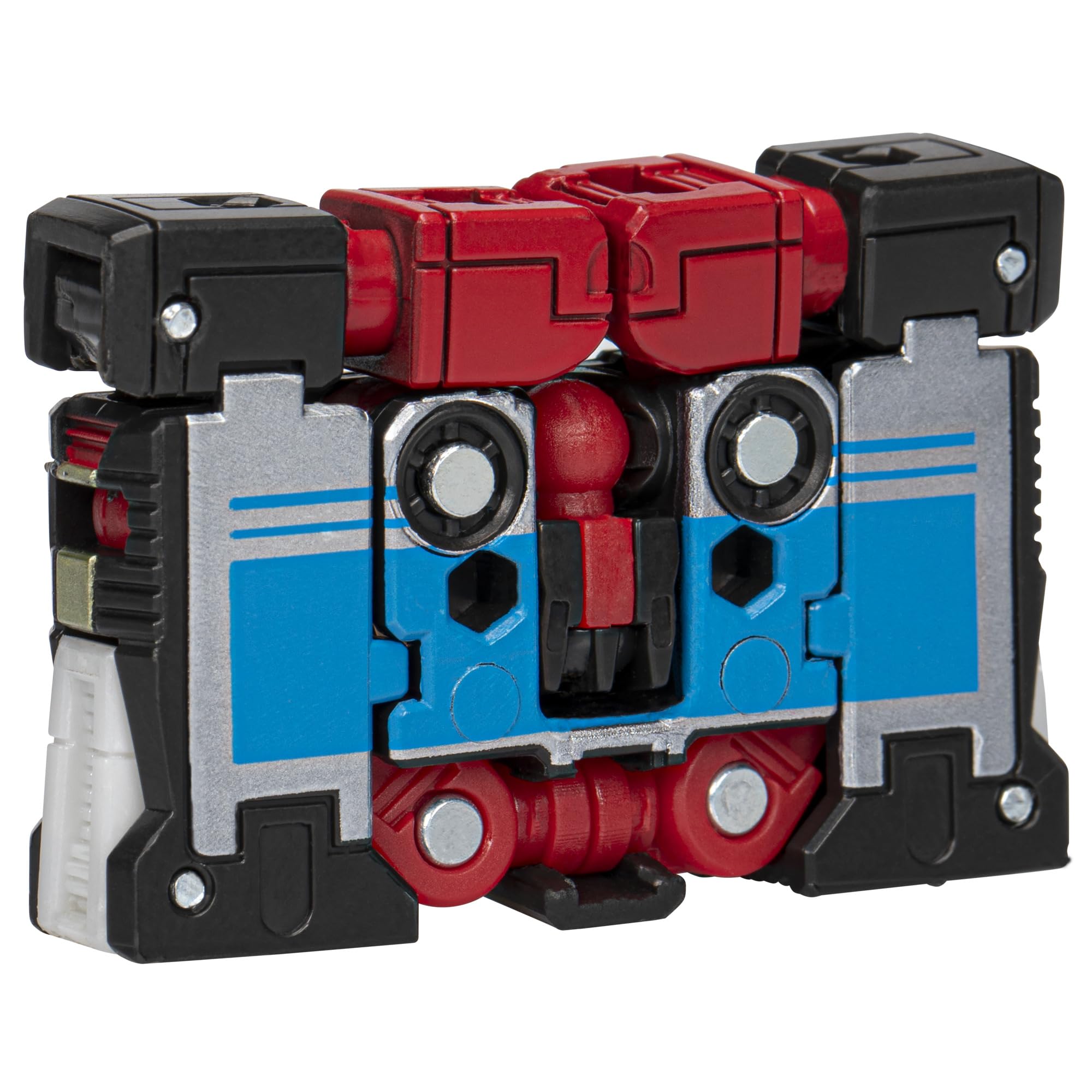 Transformers Frenzy red in dynamic pose showcasing articulation.