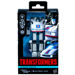 Transformers Studio Series Autobot Jazz articulated head enables expressive poses.