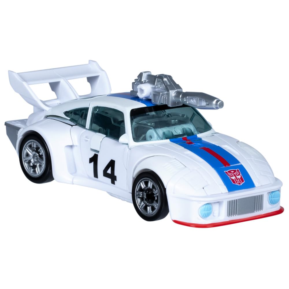 Transformers Studio Series Autobot Jazz blaster accessory enhances play options.